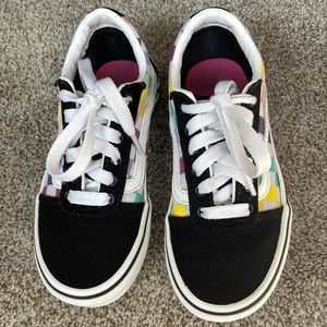 Kids rainbow vans